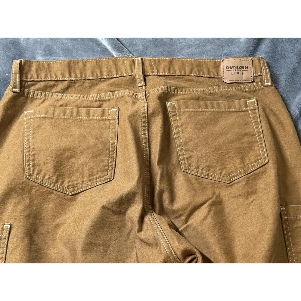 Denizen from Levi's Pants‎ Mens 38 Brown 90s Loose Straight Utility Carpenter